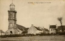 Cartolis Billiers (Morbihan) - La Tour de l'Eglise et le Cimetière