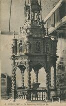 Cartolis Guimiliau (Finistère) - Le Baptistère (1675)