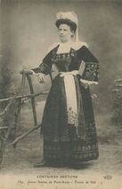 Cartolis Pont-Aven (Finistère) - Jeune femme de Pont-Aven