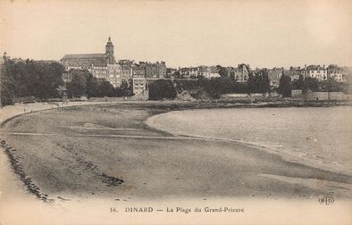 Cartolis Dinard (Ille-et-Vilaine) - La Plage du Grand-Prieuré