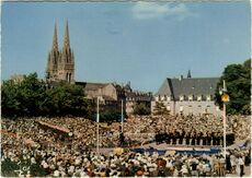 Cartolis Quimper (Finistère) - Grandes Fêtes de Cornouaille : vue d'ensemble de  ...
