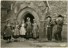 Cartolis Plougastel-Daoulas (Finistère) - Groupe d'Enfants et de Sonneurs en Costume de Plou ...
