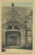 Cartolis Poullan-sur-Mer (Finistère) - Portail de l'Eglise