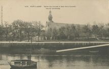 Cartolis Pont-l'Abbé (Finistère) - Eglise des Carmes et Bois Saint-Laurent vus de Lam ...