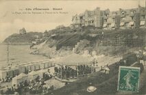 Cartolis Dinard (Ille-et-Vilaine) - La Plage, côté des Terrasses, à l'heure de la M ...