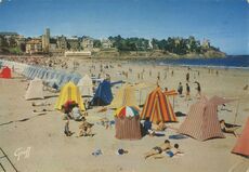 Cartolis Dinard (Ille-et-Vilaine) - La Plage de l'Ecluse