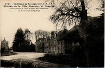 Cartolis Chatelaudren (Côtes d'Armor) - Château de la Ville-Chevalier et Chapelle