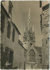 Cartolis Pont-Croix (Finistère) - L'Eglise de N.-D. de ROSCUDON qui a servie de mod� ...