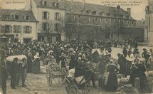 Cartolis Quimper (Finistère) - La place Saint-Mathieu