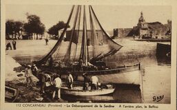 Cartolis Concarneau (Finistère) - Le Débarquement de la Sardine