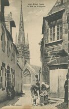 Cartolis Pont-Croix (Finistère) - La Rue du Presbytère