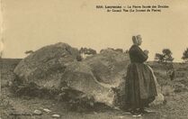 Cartolis Locronan (Finistère) - La Pierre Sacrée des Druides