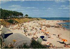 Cartolis Fouesnant (Finistère) - La plage des dunes et ses piscines