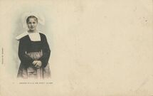 Cartolis Pont-Aven (Finistère) - JEUNE FILLE DE PONT-AVEN