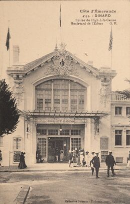 Cartolis Dinard (Ille-et-Vilaine) - Entrée du High-Life-Casino