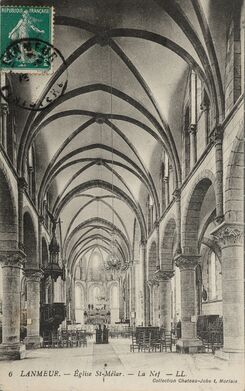 Cartolis Lanmeur (Finistère) - Eglise St-Mélar
