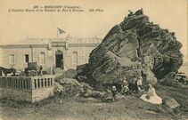 Cartolis Roscoff (Finistère) - L'Institut Marin et le Rocher de Roc'h-Kroum