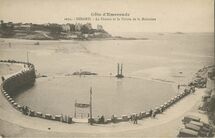 Cartolis Dinard (Ille-et-Vilaine) - La Piscine et la Pointe de la Malouine