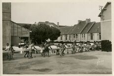 Cartolis Roscoff (Finistère) - Retour des chariots lits