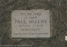 Cartolis Dinard (Ille-et-Vilaine) - Plaque à Paul Valéry