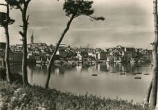 Cartolis Douarnenez (Finistère) - Vue générale du port de pêche prise de Plomarc' ...