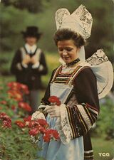 Cartolis Aucune (Finistère) - Costume du Pays de l'Aven.