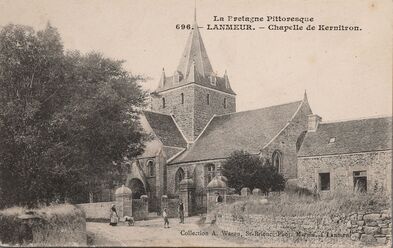 Cartolis Lanmeur (Finistère) - Chapelle de Kernitron.