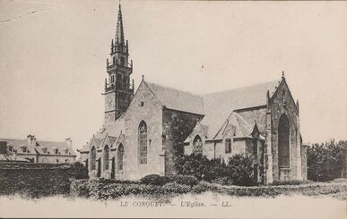Cartolis Le Conquet (Finistère) - L'Eglise.