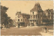 Cartolis Dinard (Ille-et-Vilaine) - Carrefour vu de la Plage et Boulevard Albert 1er
