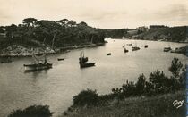 Cartolis Moëlan-sur-Mer (Finistère) - Port de Merrien