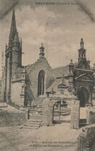 Cartolis Guimiliau (Finistère) - Entrée du Cimetière et Eglise de Guimiliau