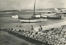 Cartolis Kerlouan (Finistère) - La Digue et les Bateaux