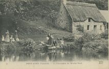 Cartolis Pont-Aven (Finistère) - La Chaumière du Moulin Neuf.