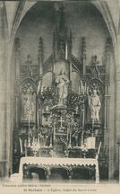 Cartolis Carhaix-Plouguer (Finistère) - L'Eglise, Autel du Sacré-Coeur