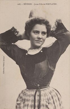 Cartolis Pont-Aven (Finistère) - Jeune Fille de PONT-AVEN