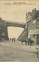 Cartolis Dinard (Ille-et-Vilaine) - Entrée de la Plage