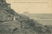 Cartolis Dinard (Ille-et-Vilaine) - ROCHERS DE LA PLAGE DE L'ECLUSE