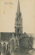 Cartolis Pont-Croix (Finistère) - Clocher et Abside