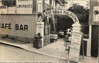 Cartolis Dinard (Ille-et-Vilaine) - Restaurant de la MALOUINE, à 50m. de la plage