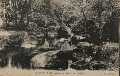 Cartolis Huelgoat (Finistère) - Sortie du Gouffre