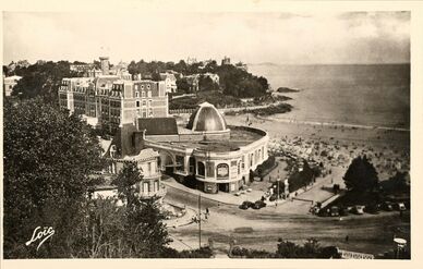 Cartolis Dinard (Ille-et-Vilaine) - Entrée de la Plage et la Malouine