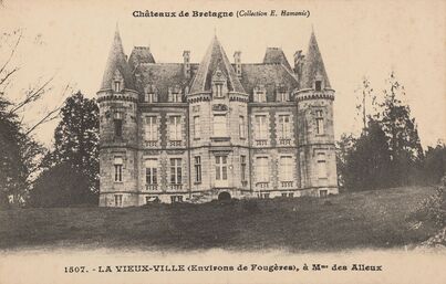 Cartolis Fougères (Ille-et-Vilaine) - LA VIEUX-VILLE (Environs de Fougères), à Mme des ...