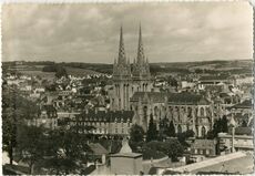 Cartolis Quimper (Finistère) - Vue Panoramique sur les Clochers de la Cathédrale