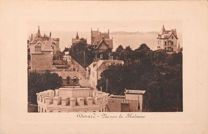 Cartolis Dinard (Ille-et-Vilaine) - Vue vers la Malouine