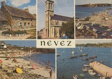 Cartolis Névez (Finistère) - Chaumière à Kercadic - L'Eglise
