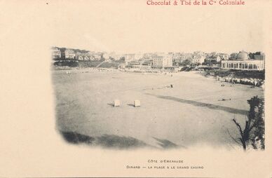 Cartolis Dinard (Ille-et-Vilaine) - La Plage et le Grand Casino