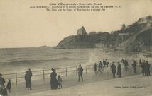 Cartolis Dinard (Ille-et-Vilaine) - La Digue et la Pointe du Moulinet un jour de Temp ...