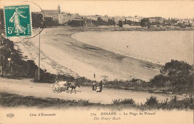 Cartolis Dinard (Ille-et-Vilaine) - La Plage du Prieuré
