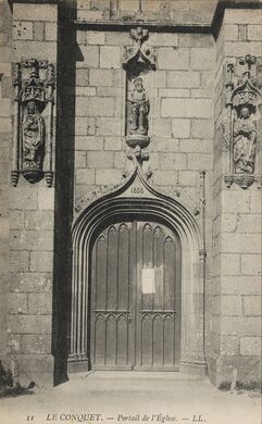 Cartolis Le Conquet (Finistère) - Portail de l'Eglise.