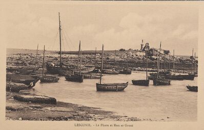 Cartolis Lesconil (Finistère) - Le Phare et Men ar Groaz